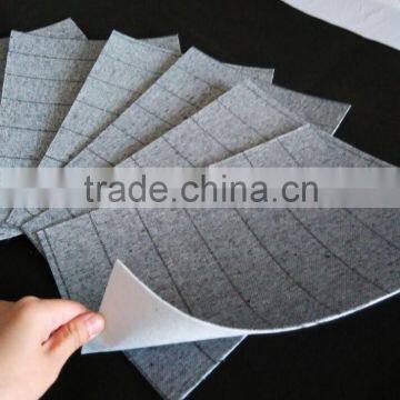 Nonwoven grey stripe sheet insole board with competitive price