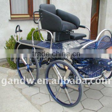 Simple and comfortable marathon training horse carriage