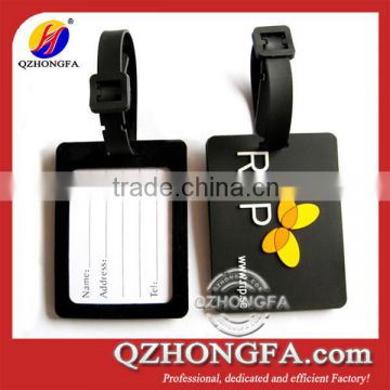 Custom Logo Bulk Wholesale Soft PVC Luggage Tag