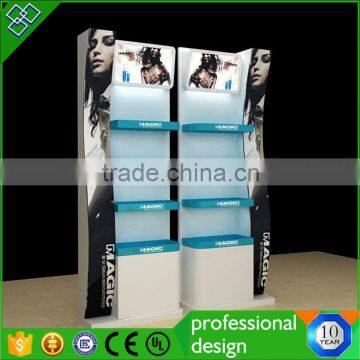 High End Cosmetic Display Stand Shelves,Store Make Up Display Cabinet Equipment