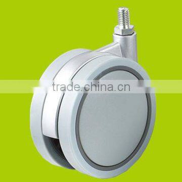 high quality 4 inch zinc alloy threaded stem furniture casters/ 4inch medical caster (FC3711)