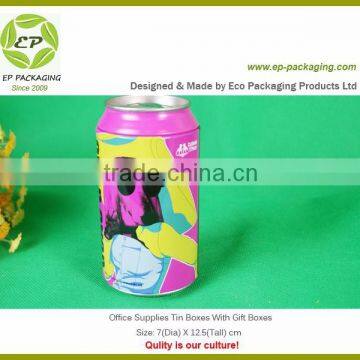 Zip-top can tin boxes with pet food