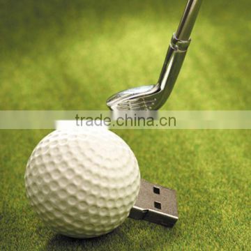 2014 new product wholesale golf ball usb stick free samples made in china