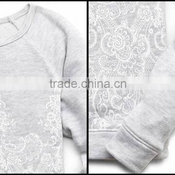 Cotton Childrens Long Sleeve Sweat Shirt or Sudaderas With Round Neck Accept OEM photo-3