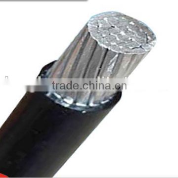 600V/1000V overhead ABC cable Triplex service drop cable Type Pagarus AAAC messager core and XLPE insulation