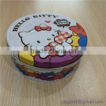 China Factory Directly Metal Tin Box Round Gift Box for Candy/sweet/bubble Gum/mint Wholesale photo-5