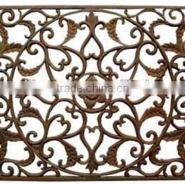 cast iron rectangle doormat decoration