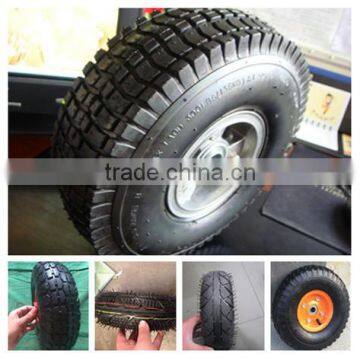 China factory of 3.50-4 small pneumatic rubber wheel for babay carts