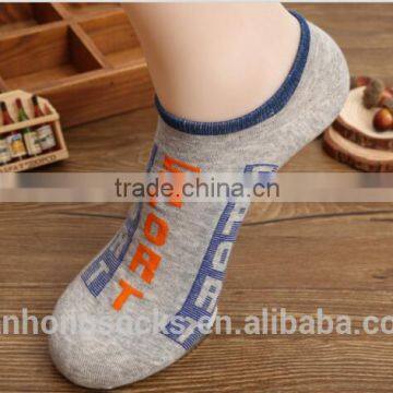 Spring summer new design men's boat socks thin low cut short sports socks