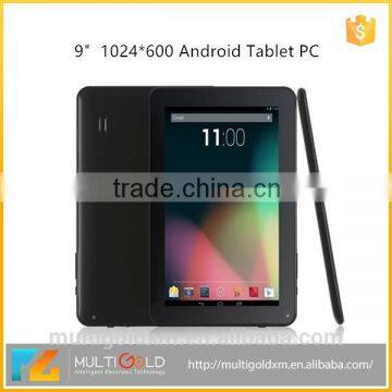 9 inch 5 point touch screen ALLWinner A33/A83T Quad Core/Octa Core 512MB/1GB RAM WIFI Bluetooth Android Tablet OEM in Shenzhen