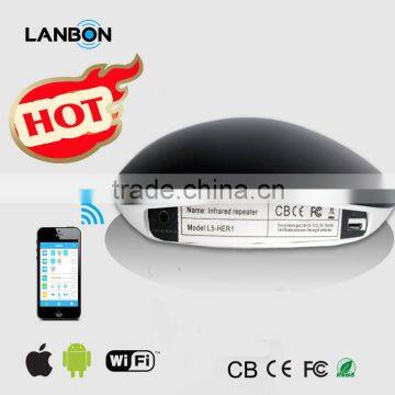 2016 Lanbon IR repeater with ane key setting remote controlled via smart phone