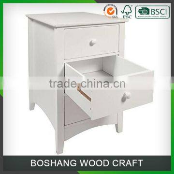 Storage Unit White 3 Drawers Wooden Furnitures of House