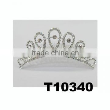 bride rhinestone metal crown wedding crown bride crown tiaras