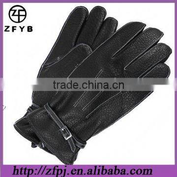 2013 hot sale sheepskin leather sewing glove