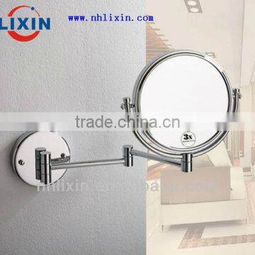 hardware long handle cosmetic mirrors 8" led adjustable pivoting mirrors