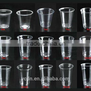 PET CUP/PET plastic cup for cold drink with lid                        
                                                Quality Choice