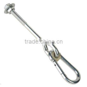 metal white galvanised swing hook