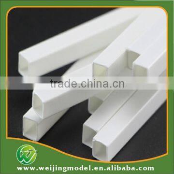 adjustable plastic square tube pvc square tube white plastic square tube