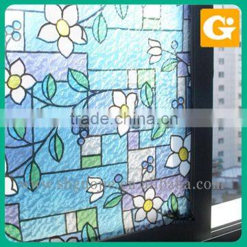 Attractive Window Transparent Sticker With Flower Shape
