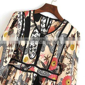 Cheap China Wholesale Clothing Online Clothing Store Long Cap Sleeve Vintage Shirt photo-3