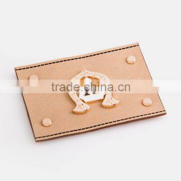 Embossed Leather Patches pu Labels for Jeans China photo-5