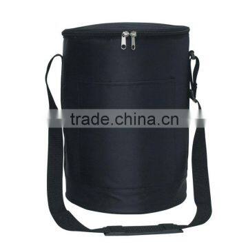 Promotional Round Kooler Bag-Black