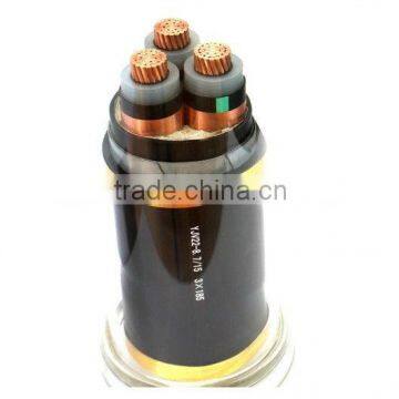 PE Sheathed Electrical Cable XLPE Insulated Copper Conductor Steel Wire Armored