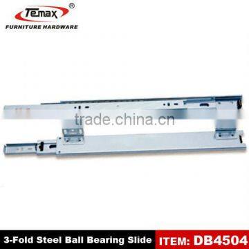 Temax Manufacturer Anti slip big stopper telescopic channel/ball bearing telescopic channel/telescopic channel drawer slide