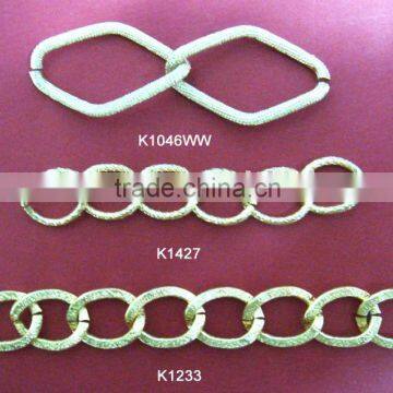 Special design fancy gold color plating chain