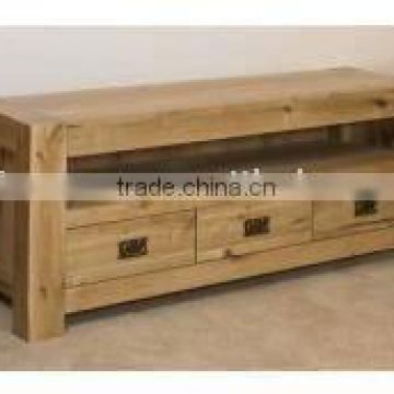 Solid Wooden Large TV Video Unit oak furniture