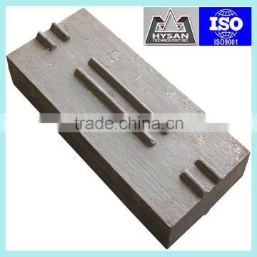 Stone crusher spare parts, impact rusher hammers