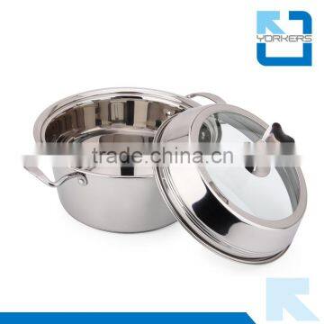 Stainless Steel High-qulity Double Handle Cooking Soup & Stock Pot photo-2