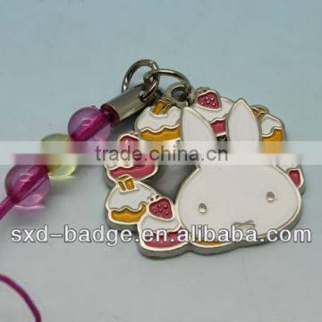 Painted Animal Mobile Keychain