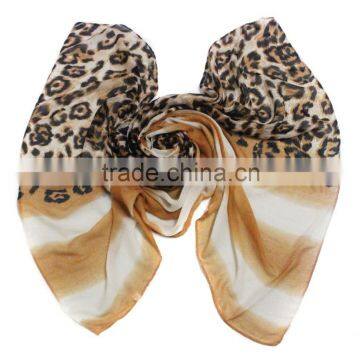 Hottest Red Color Leopard on Sale Infinity Pattern Scarf photo-2