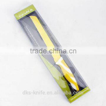KP1301BPB New Designed Color Non-stick Coating 8 inch Bread Colored Kitchen Knife
