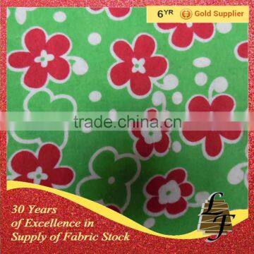 TC flower printed flannel bedsheet stocklot for kids