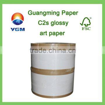 c2s glossy art board/asia paper/ roll paper