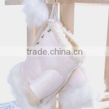 fashion rabbit Fur mitten