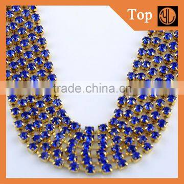 Wholesale rhinestone fancy chain strass chain rhinestone cup chain