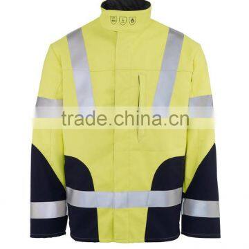 hi-vis flame retardant softshell jacket