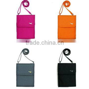 Travel Neck Passport Holder Pouch Wallet Organizer With Strap
