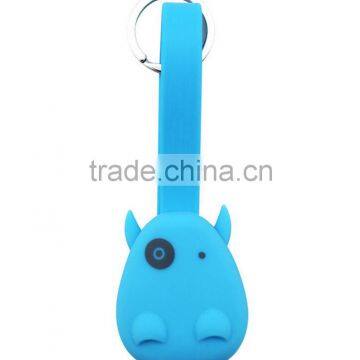 Dual-Port Super Cute Hippo Style 2 in 1 USB Charging Cable for Most Devices Samsung Android Smart Phone