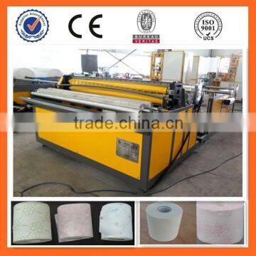 Toilet Paper Rewinding Machine/Automatic Toilet Tissue Roll Rewinding Machine