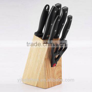 CYO7 stainless steel POM handle 8pcs kitchen knife set