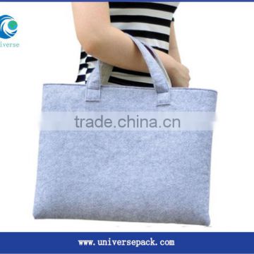 Custom design plain felt bag for shopping