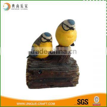 Resin bird statues for garden decoration
