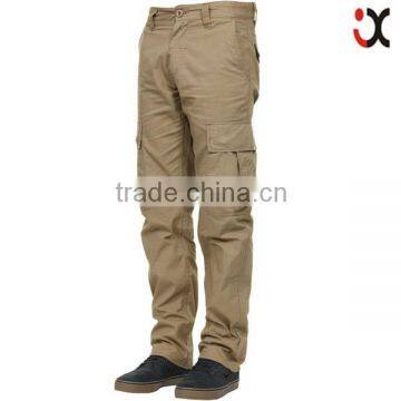 fashion newest men cargo pants cheap khaki cargo pants JX16011