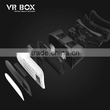 Support 3.5"-6.0" Phones High Quality Environmental ABS Plastic VR Box 3D Glasses shenzhen VR BOX