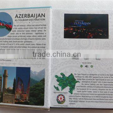 Certficated 7 inch tft lcd video greeting card with envelopes