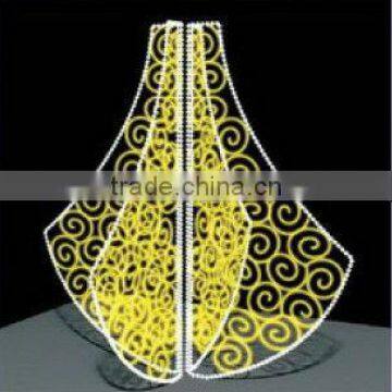 3D decor motif light for public decoration